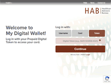 Tablet Screenshot of habcard.com